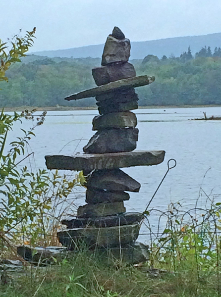 Lake Henry cairn 1a